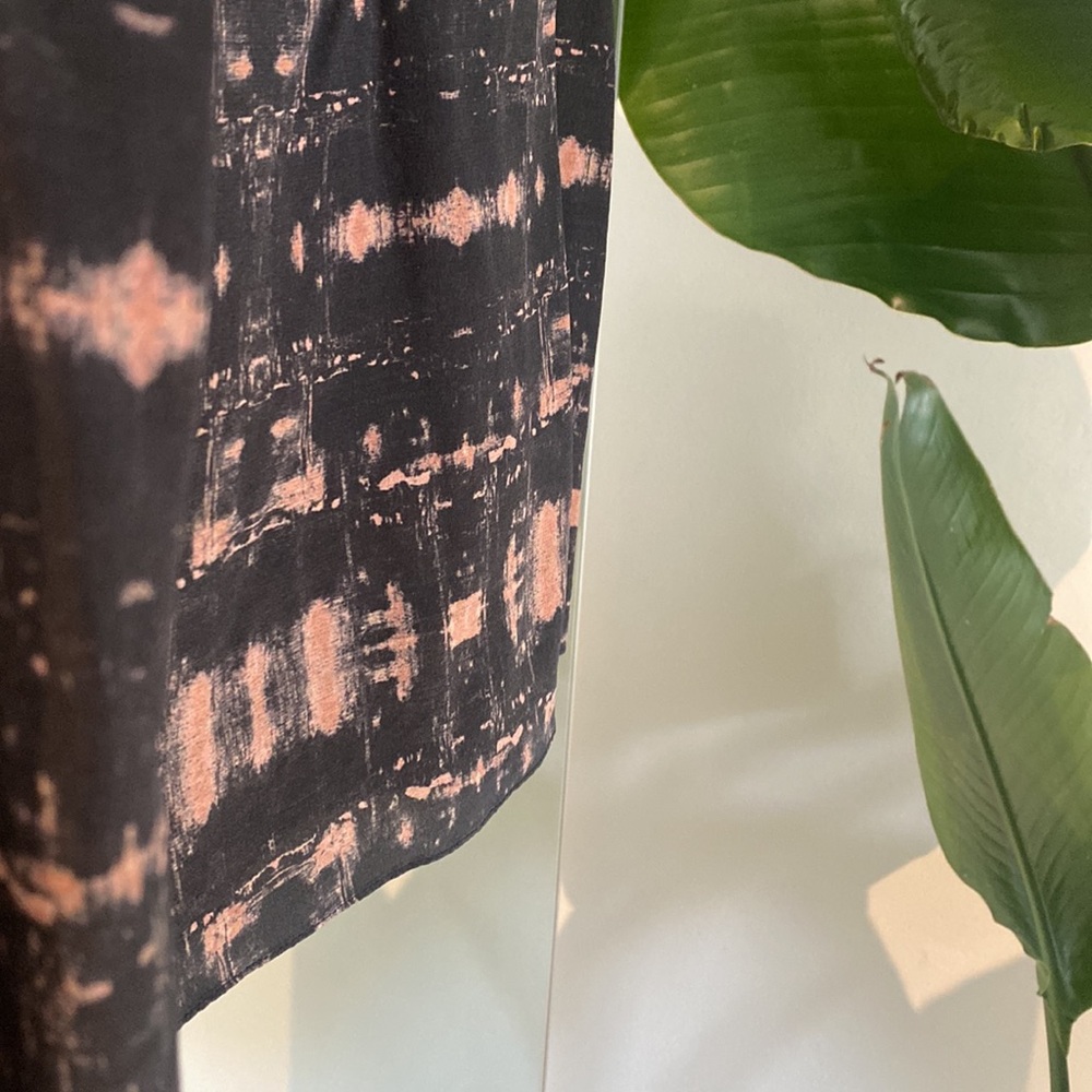 Vena Cava Printed Bleach Style Pattern Mini Dress - image 8